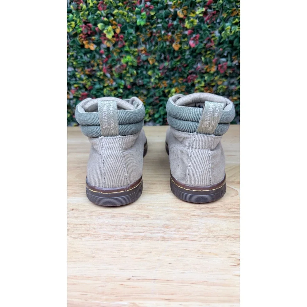 Dr. Martens Maleke Khaki Canvas Chukka Boots Shoes Mens 10 Womens 11 AW004